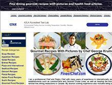 Tablet Screenshot of finestchef.com